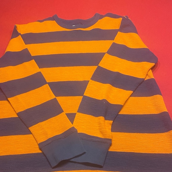 Merona Other - Merona Orange and Navy Knit Top